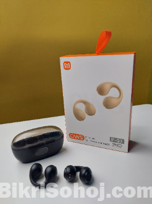 OWS P-Q3 Motion Wireless Earbuds-Peanut & White Color